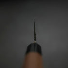 Funayuki Blue Steel #2, Kurouchi Büffelhorn und Ebenholz Griff, 150mm-[Musashi]-[Japan-Küchenmesser]