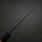 Funayuki Blue Steel #2, Kurouchi Büffelhorn und Ebenholz Griff, 150mm-[Musashi]-[Japan-Küchenmesser]