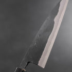 Funayuki Blue Steel #2 Kurouchi Büffelhorn und Magnolienholz Griff 150mm-[Musashi]-[Japan-Küchenmesser]
