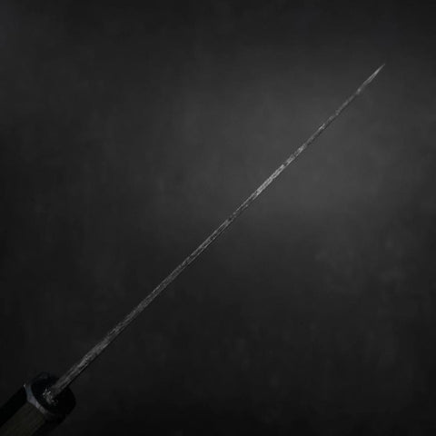 Funayuki Blue Steel #2 Kurouchi Dark Blue Urushi Handle 145mm (5.7”)-[Musashi]-[Japan-Küchenmesser]