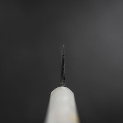 Funayuki Blue Steel #2 Kurouchi Ocean Black White Gold Handle 165mm (6.5”)-[Musashi]-[Japan-Küchenmesser]