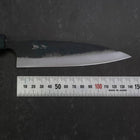 Funayuki Blue Steel #2 Kurouchi Sumi Urushi Griff 165mm-[Musashi]-[Japan-Küchenmesser]