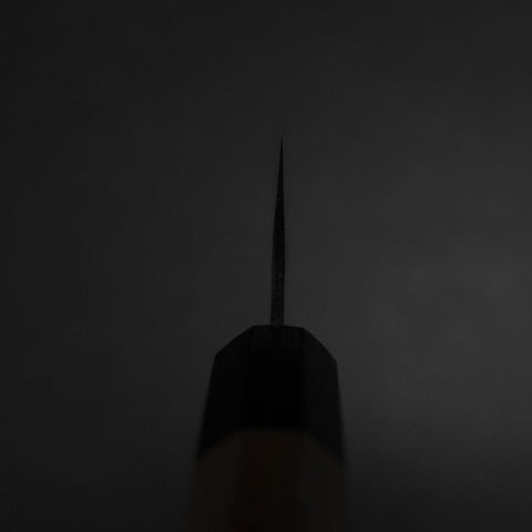 Funayuki Blue Steel #2 Kurouchi Walnussholz Griff 120mm-[Musashi]-[Japan-Küchenmesser]