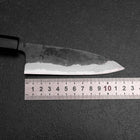 Funayuki Blue Steel #2 Kurouchi Walnussholz Griff 120mm-[Musashi]-[Japan-Küchenmesser]