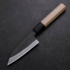 Funayuki Blue Steel #1 Kurouchi Büffelhorn und Magnolienholz Griff 105mm-[Musashi]-[Japan-Küchenmesser]
