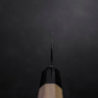 Funayuki Blue Steel #1 Kurouchi Büffelhorn und Magnolienholz Griff 105mm-[Musashi]-[Japan-Küchenmesser]