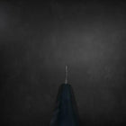Funayuki Blue Steel #2 Kurouchi Dark Blue Urushi Handle 145mm-[Musashi]-[Japanese-Kitchen-Knives]