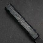 Funayuki Sabaki Blue Steel #1 Kurouchi Büffelhorn und Ebenholz Griff 180mm-[Musashi]-[Japan-Küchenmesser]