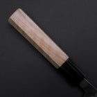 Funayuki Sabaki Blue Steel #1 Kurouchi Büffelhorn und Magnolienholz Griff 160mm-[Musashi]-[Japan-Küchenmesser]