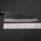 Funayuki Sabaki Blue Steel #1 Kurouchi Büffelhorn und Magnolienholz Griff 160mm-[Musashi]-[Japan-Küchenmesser]