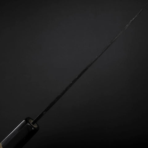 Funayuki Sabaki Blue Steel #1 Kurouchi Büffelhorn und Magnolienholz Griff 165mm-[Musashi]-[Japan-Küchenmesser]
