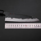 Funayuki Sabaki Blue Steel #1 Kurouchi Büffelhorn und Magnolienholz Griff 165mm-[Musashi]-[Japan-Küchenmesser]