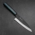 Funayuki Sabaki Blue Steel #1 Kurouchi Dark Blue Urushi Handle 165mm (6.5”)-[Musashi]-[Japan-Küchenmesser]