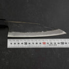 Funayuki Sabaki Blue Steel #2 Kurouchi Buffalo Teak Handle 165mm (6.5”)-[Musashi]-[Japan-Küchenmesser]