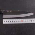 Funayuki Sabaki Blue Steel #2 Kurouchi Ebenholz Griff 165mm-[Musashi]-[Japan-Küchenmesser]