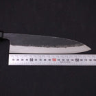 Funayuki Sabaki Blue Super Kurouchi Buffalo Ebony Handle 180mm (7”)-[Musashi]-[Japan-Küchenmesser]