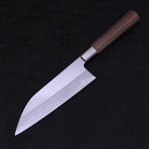 Funayuki Silver Steel #3 Ichimatsu Walnussholz Griff 165mm-[Musashi]-[Japan-Küchenmesser]