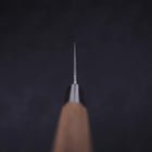 Funayuki Silver Steel #3 Ichimatsu Walnussholz Griff 165mm-[Musashi]-[Japan-Küchenmesser]
