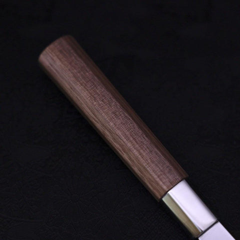 Funayuki Silver Steel #3 Ichimatsu Walnussholz Griff 165mm-[Musashi]-[Japan-Küchenmesser]