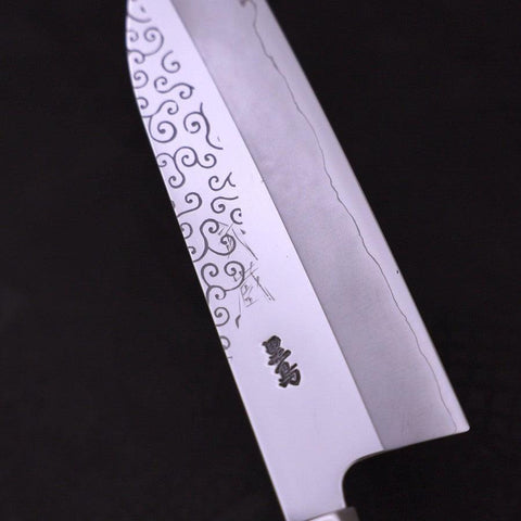 Funayuki Silver Steel #3 Karakusa Walnussholz Griff 165mm-[Musashi]-[Japan-Küchenmesser]