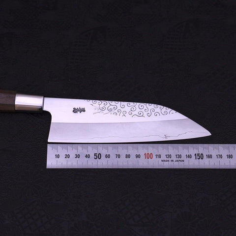 Funayuki Silver Steel #3 Karakusa Walnussholz Griff 165mm-[Musashi]-[Japan-Küchenmesser]