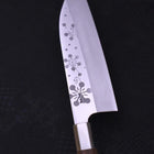 Funayuki Silver Steel #3 Kazahana Walnussholz Griff 165mm-[Musashi]-[Japan-Küchenmesser]