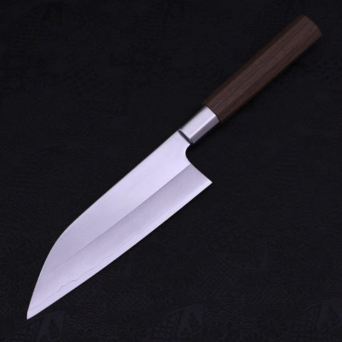 Funayuki Silver Steel #3 Kiku Walnussholz Griff 165mm-[Musashi]-[Japan-Küchenmesser]