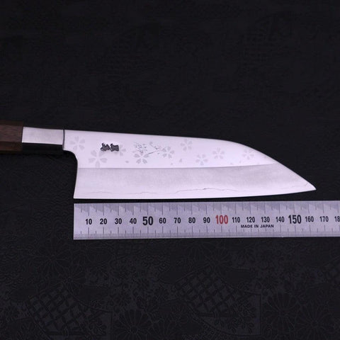 Funayuki Silver Steel #3 Sakura Walnussholz Griff 165mm-[Musashi]-[Japan-Küchenmesser]