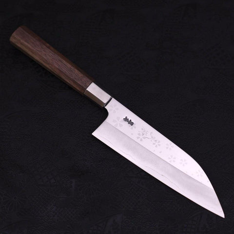 Funayuki Silver Steel #3 Sakura Walnussholz Griff 165mm-[Musashi]-[Japan-Küchenmesser]