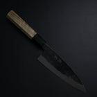 Funayuki White Steel #2 Kurouchi Büffelhorn und Magnolienholz Griff 150mm-[Musashi]-[Japan-Küchenmesser]