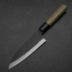 Funayuki White Steel #2 Kurouchi Büffelhorn und Magnolienholz Griff 155mm-[Musashi]-[Japan-Küchenmesser]
