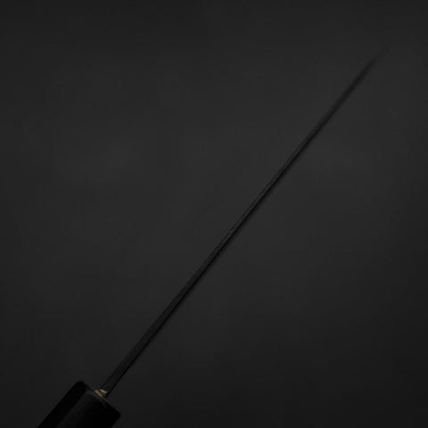 Funayuki White Steel #2 Kurouchi Büffelhorn und Magnolienholz Griff 155mm-[Musashi]-[Japan-Küchenmesser]