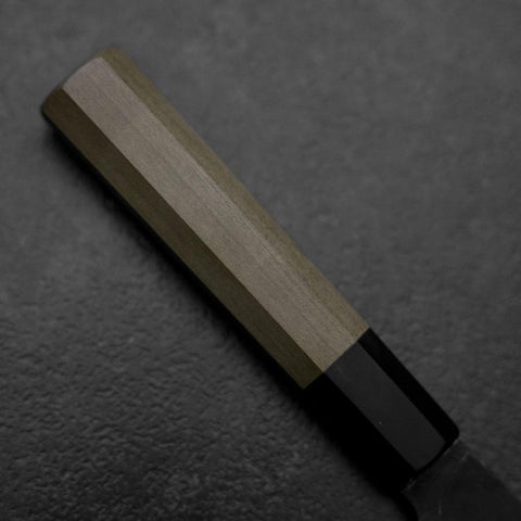 Funayuki White Steel #2 Kurouchi Büffelhorn und Magnolienholz Griff 155mm-[Musashi]-[Japan-Küchenmesser]