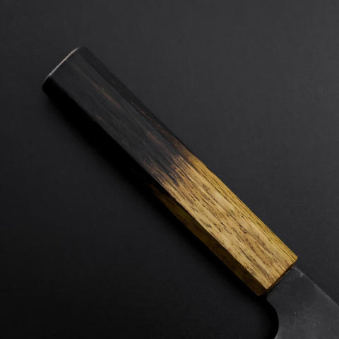 Funayuki White Steel #2 Kurouchi Yaki Urushi Griff 155mm-[Musashi]-[Japan-Küchenmesser]