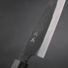 Funayuki White Steel #2 Kurouchi Grüner Urushi Griff 150mm-[Musashi]-[Japan-Küchenmesser]