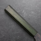 Funayuki White Steel #2 Kurouchi Grüner Urushi Griff 150mm-[Musashi]-[Japan-Küchenmesser]