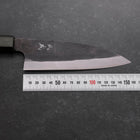 Funayuki White Steel #2 Kurouchi Grüner Urushi Griff 150mm-[Musashi]-[Japan-Küchenmesser]