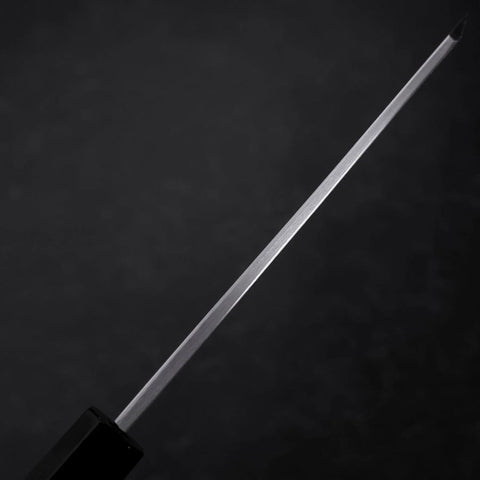 Garasuki Boning Knife White Steel #2 Polished Buffalo Teak Handle 150mm (5.9”)-[Musashi]-[Japan-Küchenmesser]