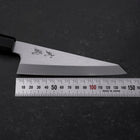 Garasuki Boning Knife White Steel #2 Polished Buffalo Teak Handle 150mm (5.9”)-[Musashi]-[Japan-Küchenmesser]