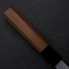 Garasuki Boning Knife White Steel #2 Polished Buffalo Teak Handle 150mm (5.9”)-[Musashi]-[Japan-Küchenmesser]