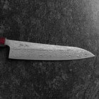 Gyuto 440C Nashiji Damast Lila Urushi Griff 210mm-[Musashi]-[Japan-Küchenmesser]