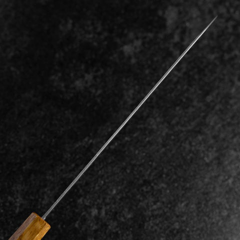 Gyuto 440C Nashiji Damast Yaki Urushi Griff 210mm-[Musashi]-[Japan-Küchenmesser]