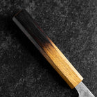 Gyuto 440C Nashiji Damast Yaki Urushi Griff 210mm-[Musashi]-[Japan-Küchenmesser]