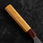 Gyuto 440C Nashiji Damast Zelkove Griff 210mm-[Musashi]-[Japan-Küchenmesser]