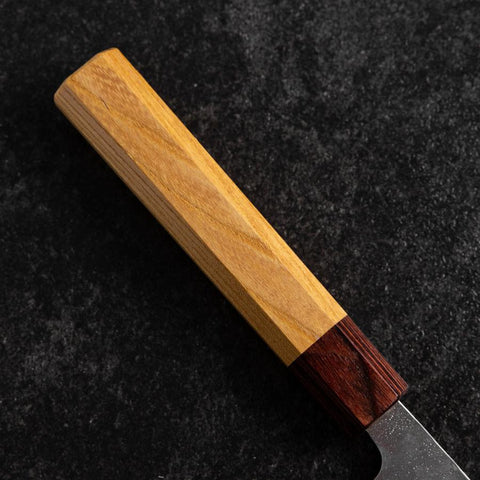 Gyuto 440C Nashiji Damast Zelkove Griff 210mm-[Musashi]-[Japan-Küchenmesser]