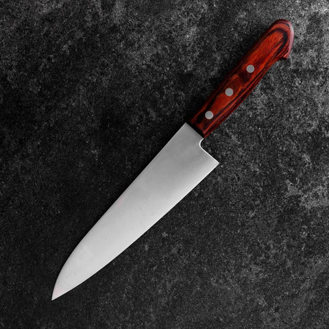 Gyuto 440C Poliert Westlicher Griff 190mm-[Musashi]-[Japan-Küchenmesser]