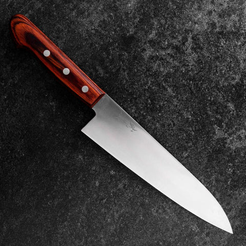Gyuto 440C Polished Western Handle 190mm (7.5”)-[Musashi]-[Japan-Küchenmesser]