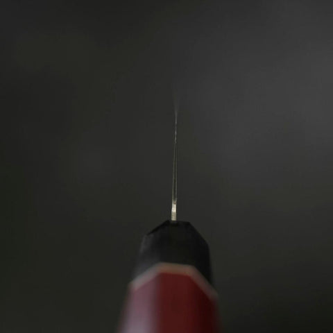 Gyuto AUS-10 Damast Roter Kirschholz Griff 210mm-[Musashi]-[Japan-Küchenmesser]