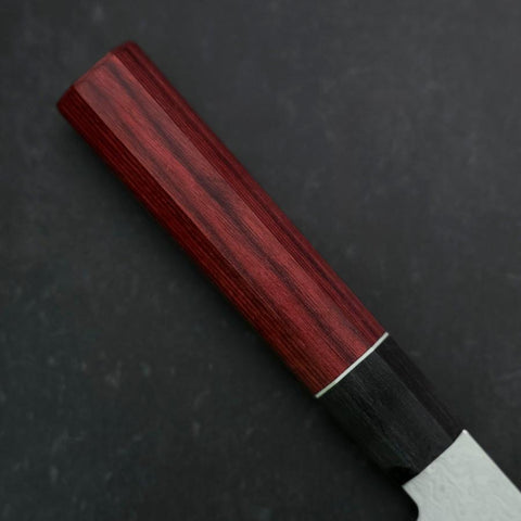 Gyuto AUS-10 Damast Roter Kirschholz Griff 210mm-[Musashi]-[Japan-Küchenmesser]