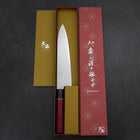 Gyuto AUS-10 Damast Roter Kirschholz Griff 210mm-[Musashi]-[Japan-Küchenmesser]